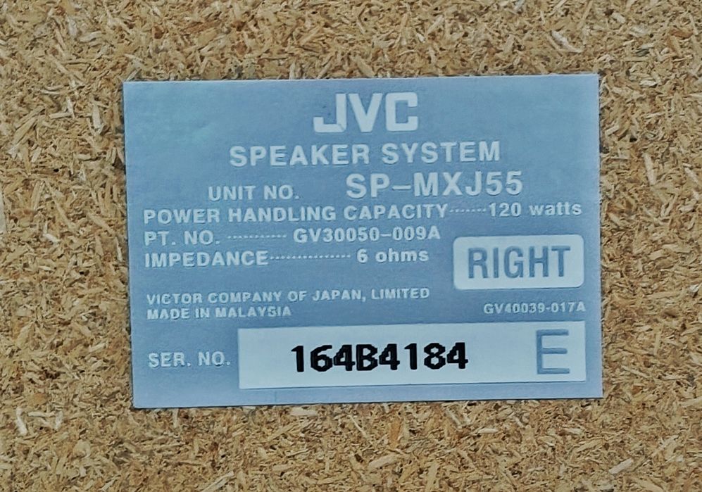 Boxe JVC 120w  8 omi