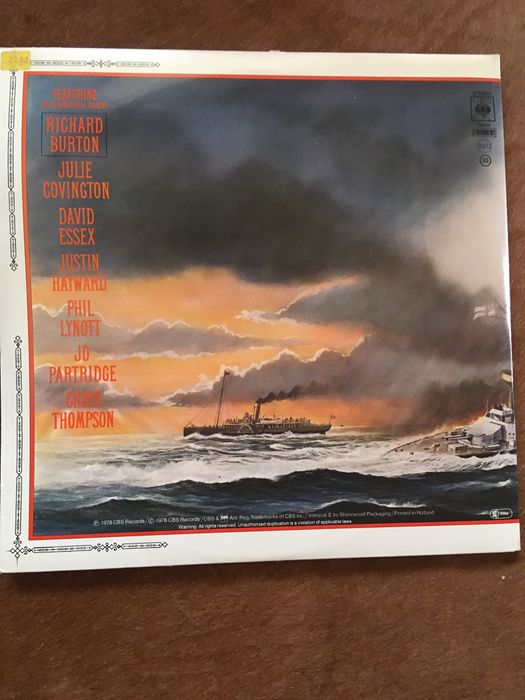 Двоина Грамофонна   плоча The War Of The Worlds