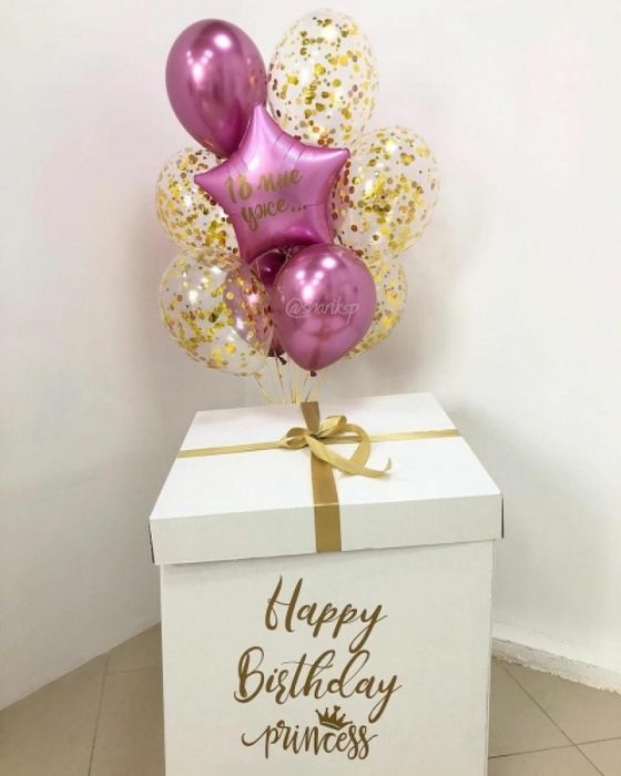 Коробка для шаров коробка сюрприз