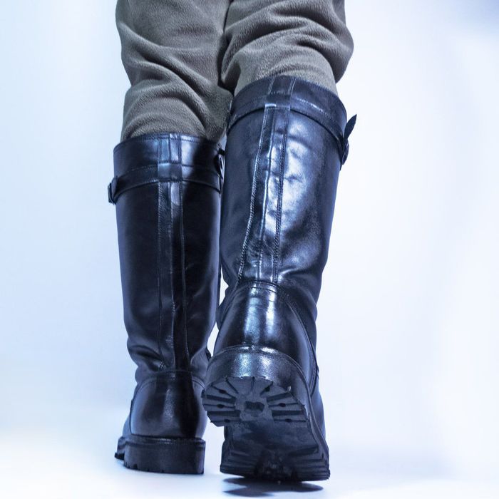 Сапоги Пилоты зимние черные