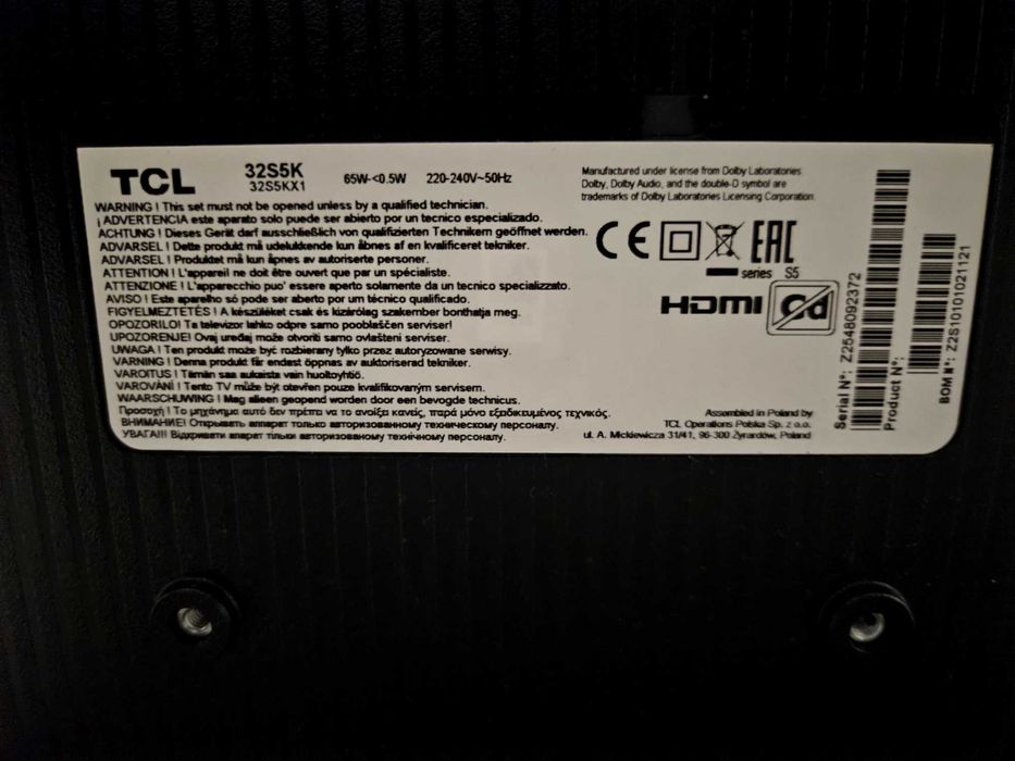 Телевизор TCL 32 инча за части/ремонт