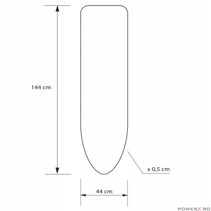 Husa pentru masa de calcat, 30/45 x 120/145 Sepio