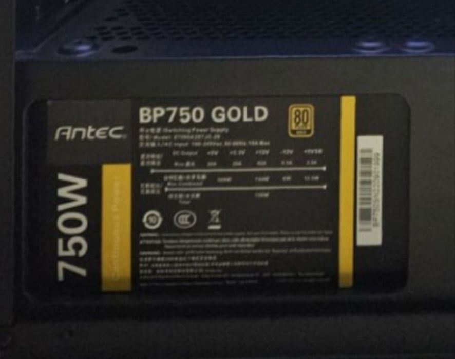 Блок питания gold 750w