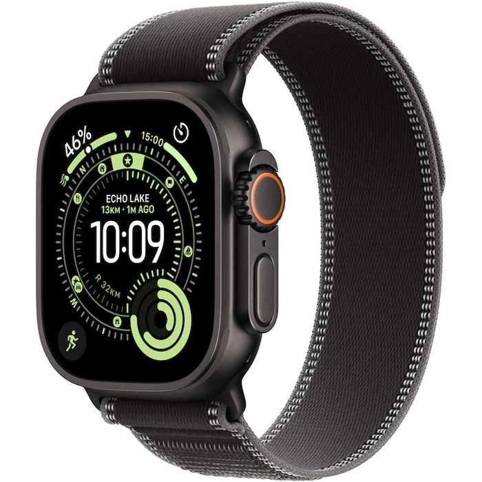 Apple Watch Ultra 3, GPS + Cellular, Carcasa Black Titanium 49mm
