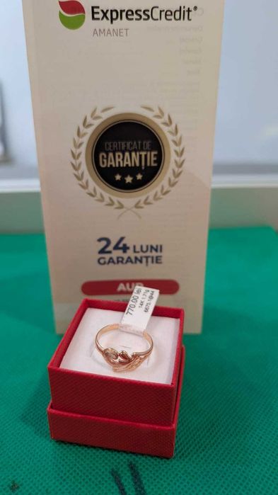 (AG44 B.6745) Inel aur 14K 1.71gr (GARANTIE 24 LUNI)