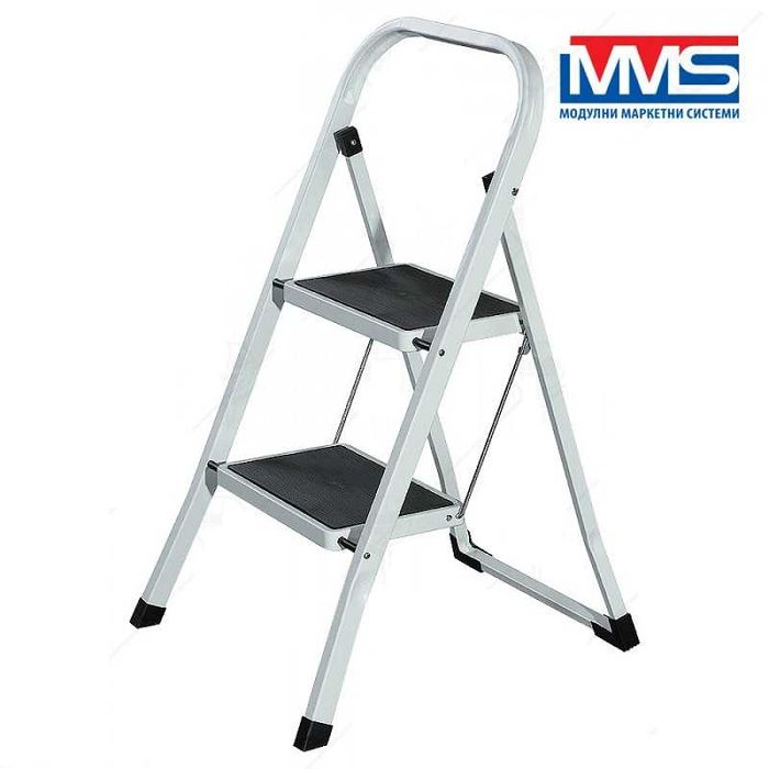 Домакинска стълба метална с широки стъпала MMS 150 КГ