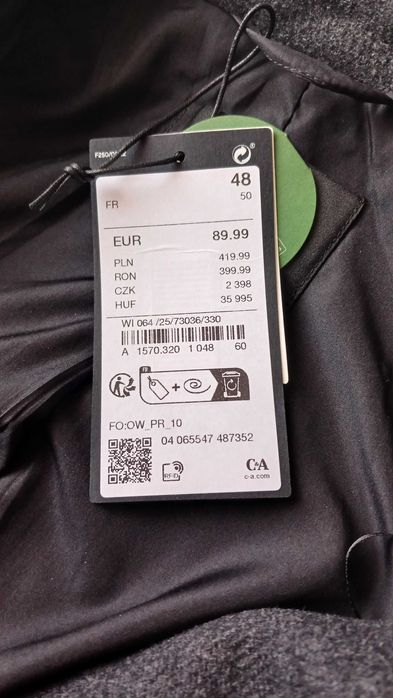 Пальто C&A женское, новое с бирками