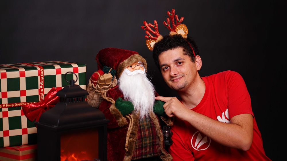 Fotografii de Craciun in decor real de poveste