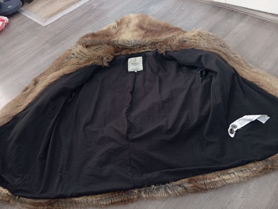 Blăniță damă Zara Trafaluc maro, cu buzunare