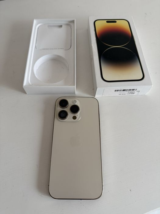 Бартер  iPhone 14 Pro 128gb 100% gold