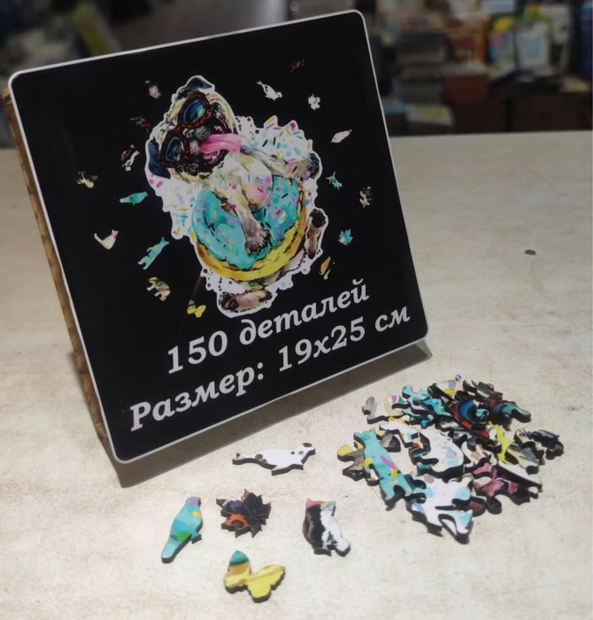 Пазлы деревянные, фигурные