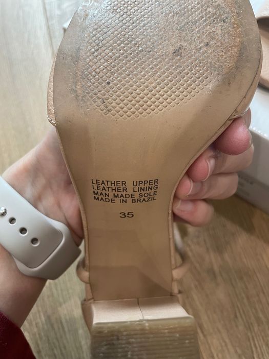 Сандали с ток, размер 35