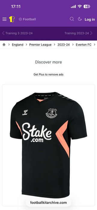 Tricou original Everton Anglia