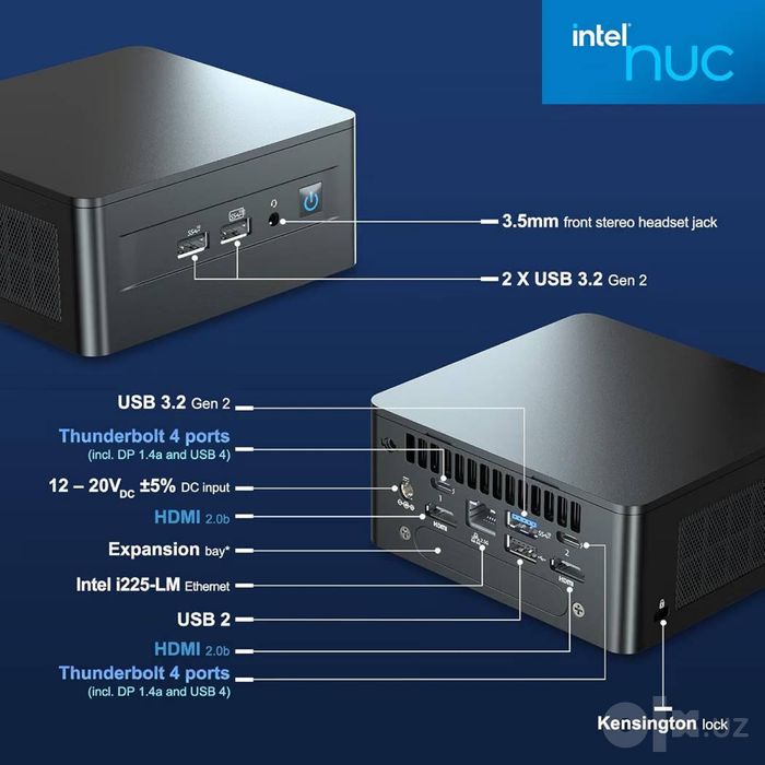 Mini Pc Asus i5 1240P Barebone Мини Пк