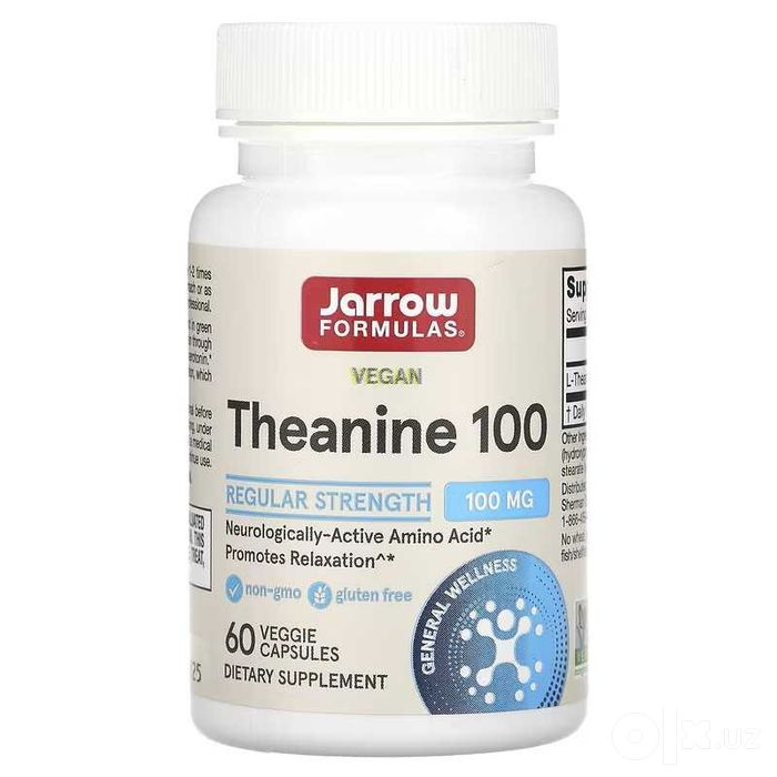 Jarrow Formulas Theanine 200 100 Theanine 200 теанин