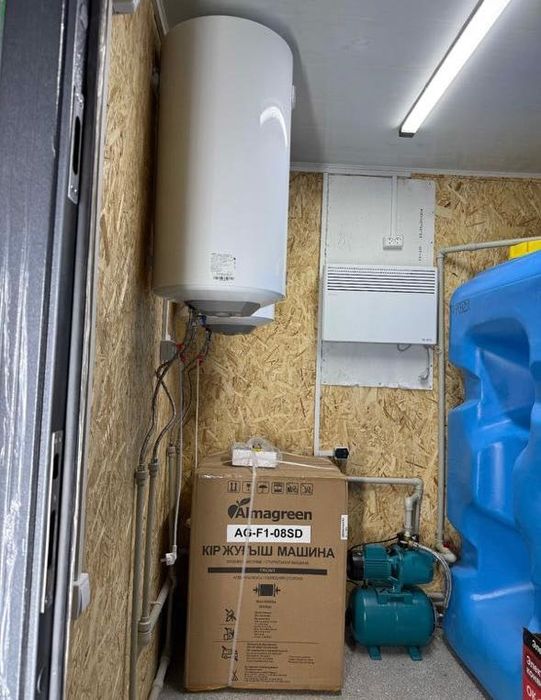 Туалет из контейнера для рабочих!!!