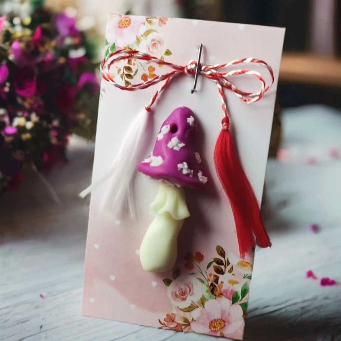 Ciuperca ciupercuta pandantiv unicat