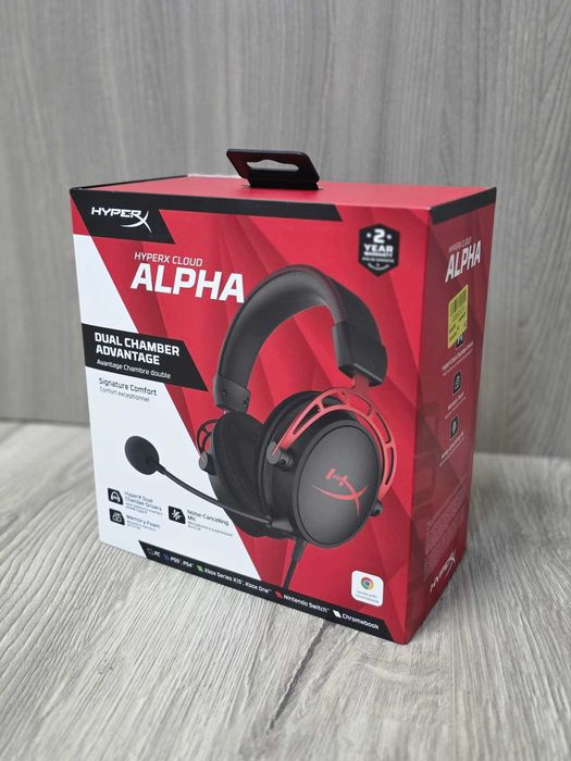 Casti Gaming HyperX Cloud Alpha noi