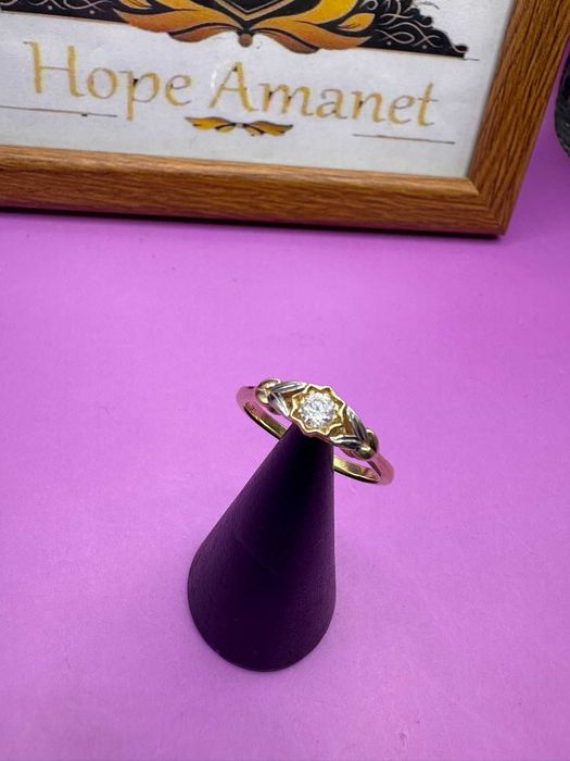 HOPE AMANET P2 - Inel cu piatra nepretioasa din aur 14K /3.39Gr / 13MM