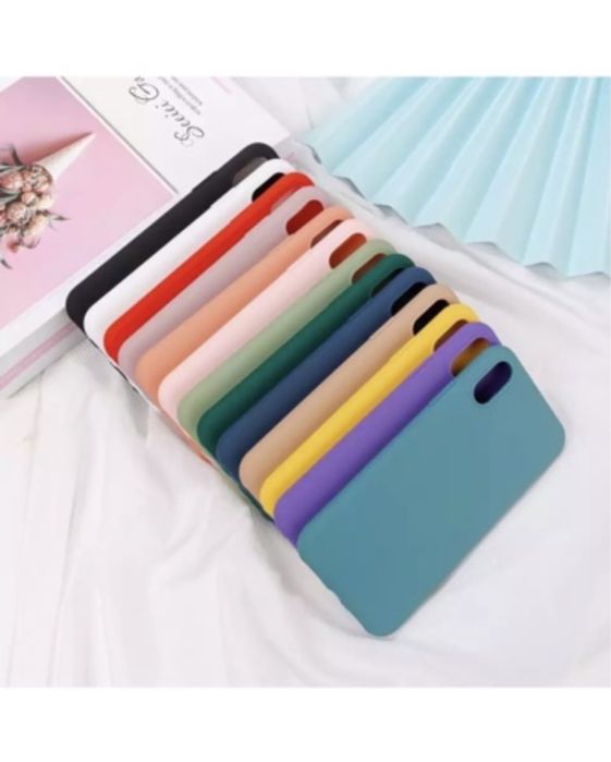 Iphone X XR XS MAX - Husa X Level Silcon Catifea Interior Lether Skin