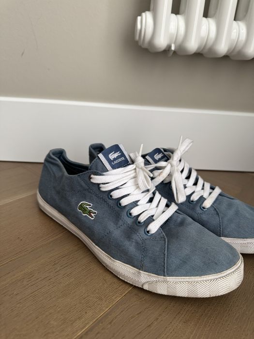 Кеды мужские лжинсовые Lacoste