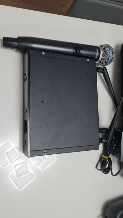 Shure SLX4 reciver instrument SLX1 Microfon wiriles Shure SM58