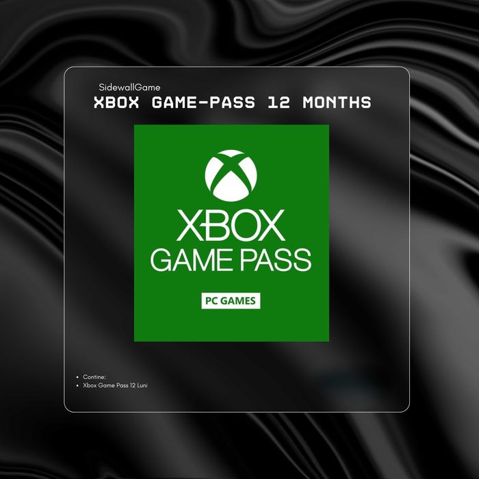 Xbox-Game Pass 12 Months Key PC/Xbox