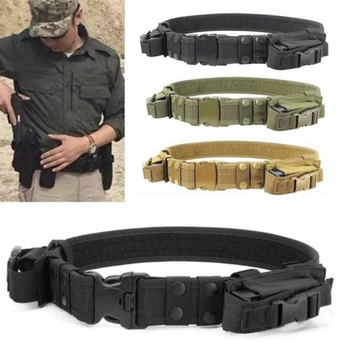 тактически колан стрелба военен туризъм лов airsoft  стабилна катарама