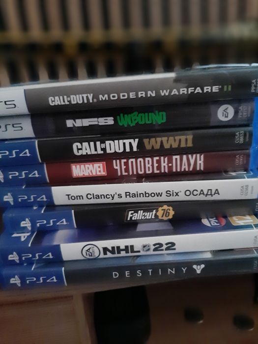 Продам игры на пс 4 пс 5