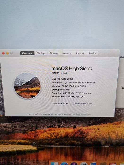 Mac pro 6.1 - late 2013