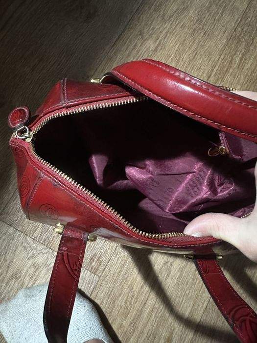 Сумка Cartier бордовая