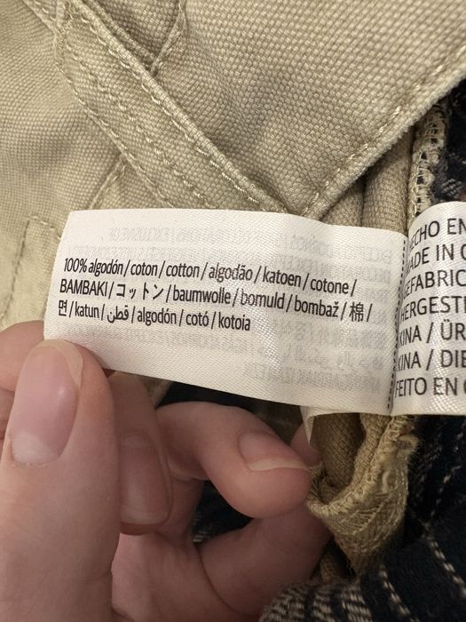 Джинсы бежевые карго