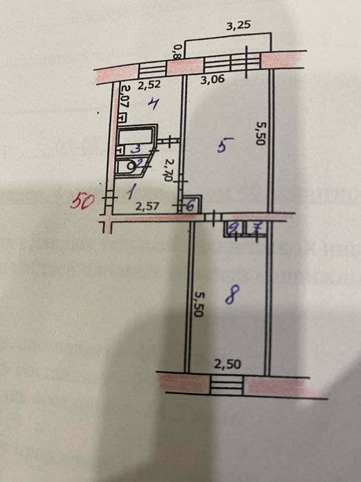 Продам 2 комнатную квартиру
