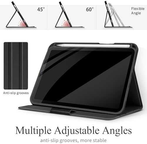 Нов Калъф за iPad Mini 7/6 с джоб и поставка – Магнитно затваряне кейс