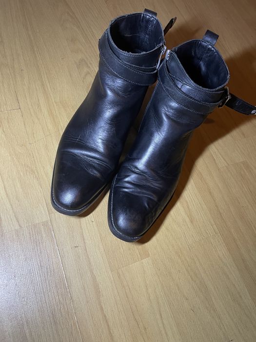 Кожени боти от Zara - 43