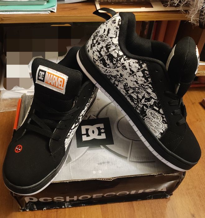 Кроссовки из лимитированной линейки DC Shoes x Marvel — Deadpool