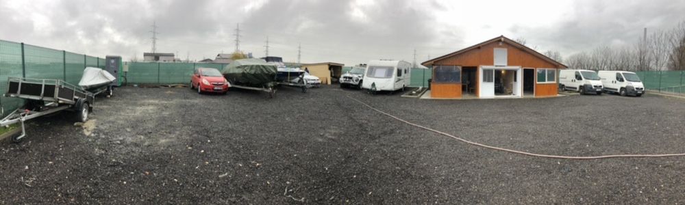 Parcare amenajata pt. barci, rulote, atv, skyjet, autoutilitare , etc