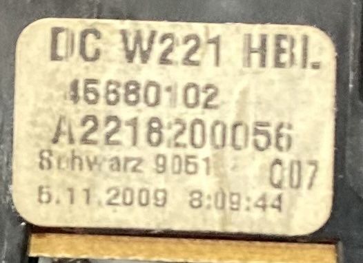 Mercedes w221 face Трети Стоп