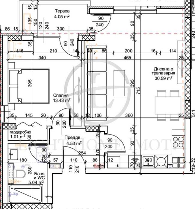 Продава се Двустаен апартамент в Пловдив, Тракия - 80 кв.м за 1150 €/кв.м - Снимка #12