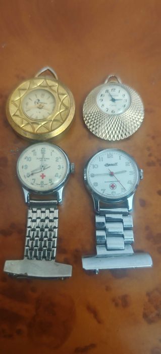 4 винтич механични швейцарски часовника за ремонт Ingersol,Sekonda...