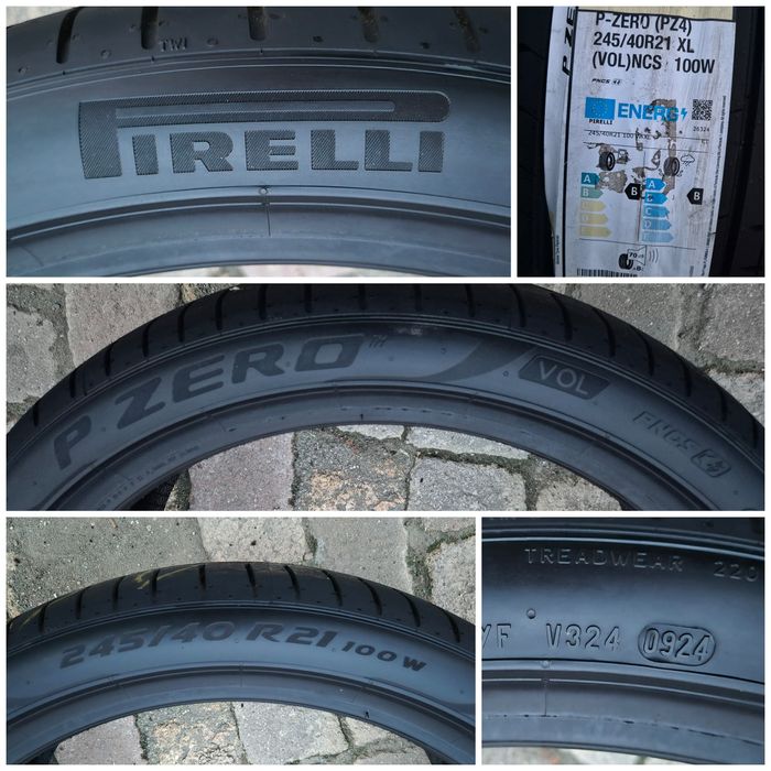 O bucată 245/40 R21 vară - una Pirelli