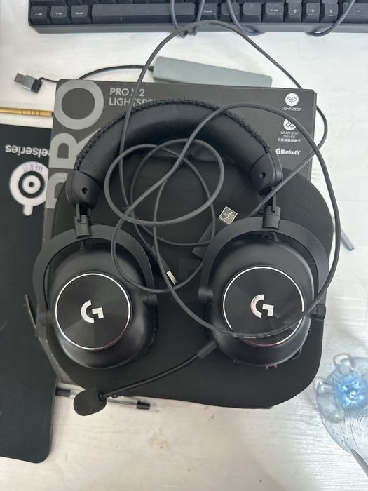 Мышка Logitech Pro X Superlight, Наушники Pro X 2 Lightspeed.