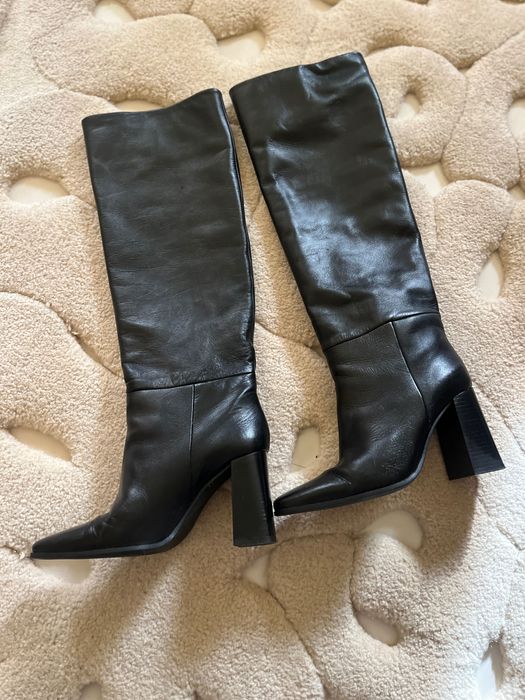 Cizme Zara piele naturală interior/exterior