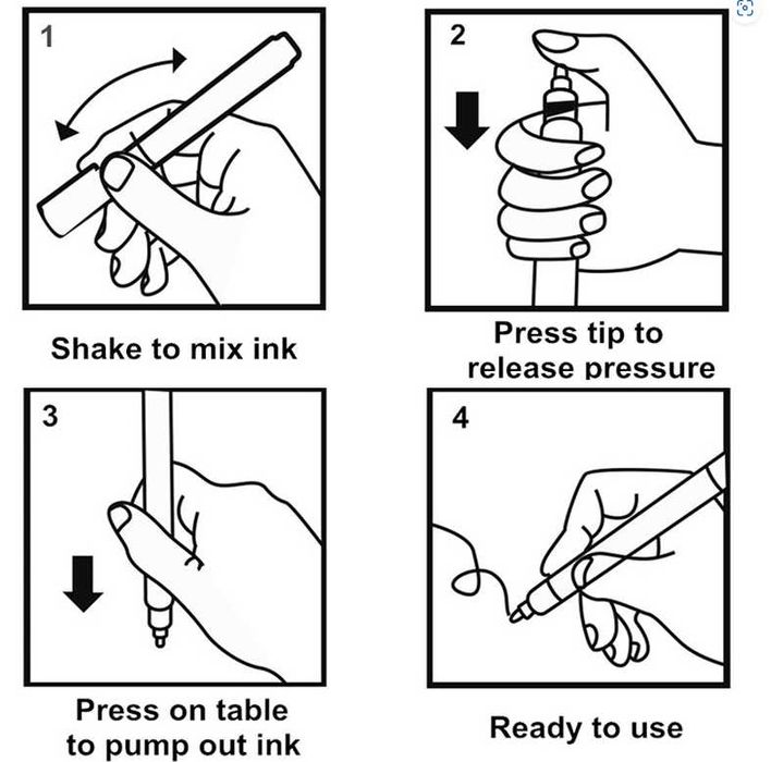 Маркер за обновяване и поддръжка на подметки на обувки