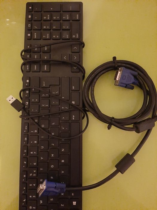 Set Mouse wireless+ tastatura hp÷cablu conexiune