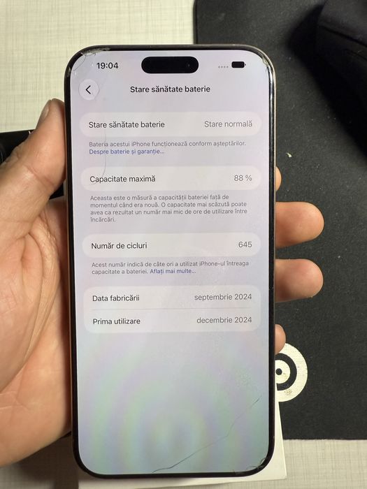 Iphone 16 pro max 256gb fullbox IMPECABIL