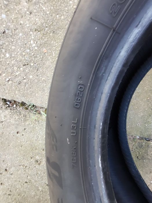 2бр 205/55/16 бриджистон запазени