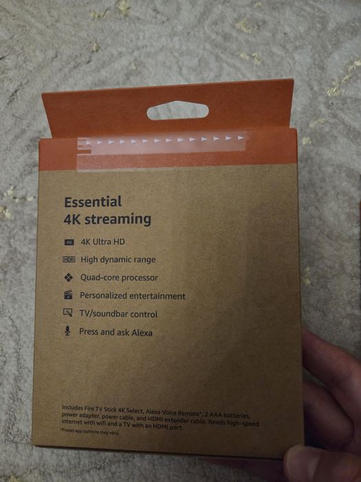Amazon Fire TV 4K тв приставка
