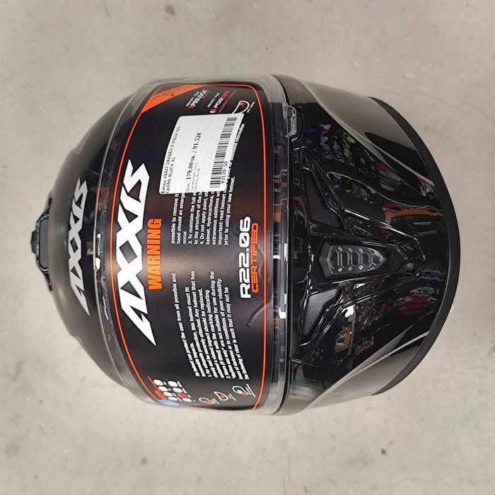 Каска AXXIS Draken S Solid A11 Gloss Black - Код: 83139