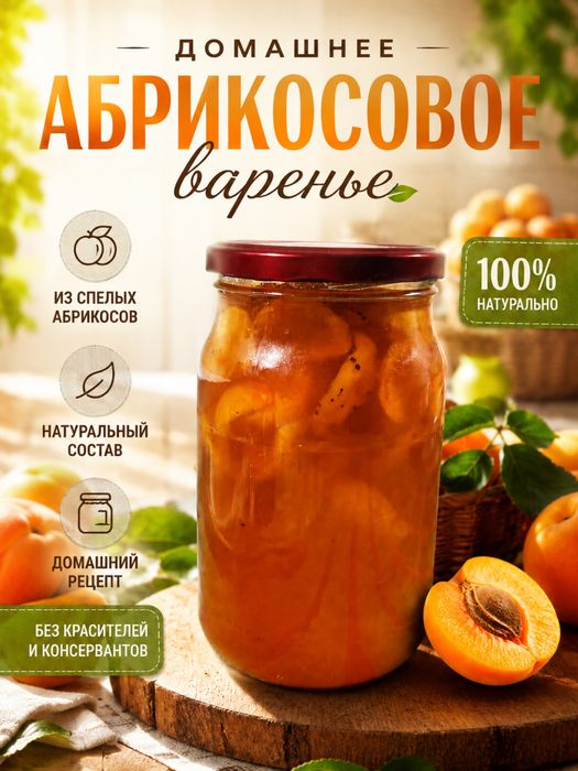 Домашнее абрикосовое варенье